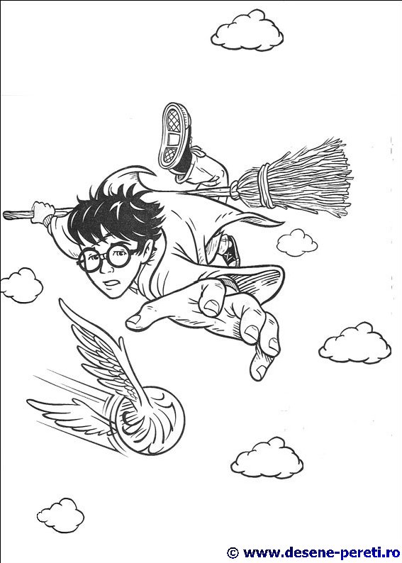 harry potter desene colorat